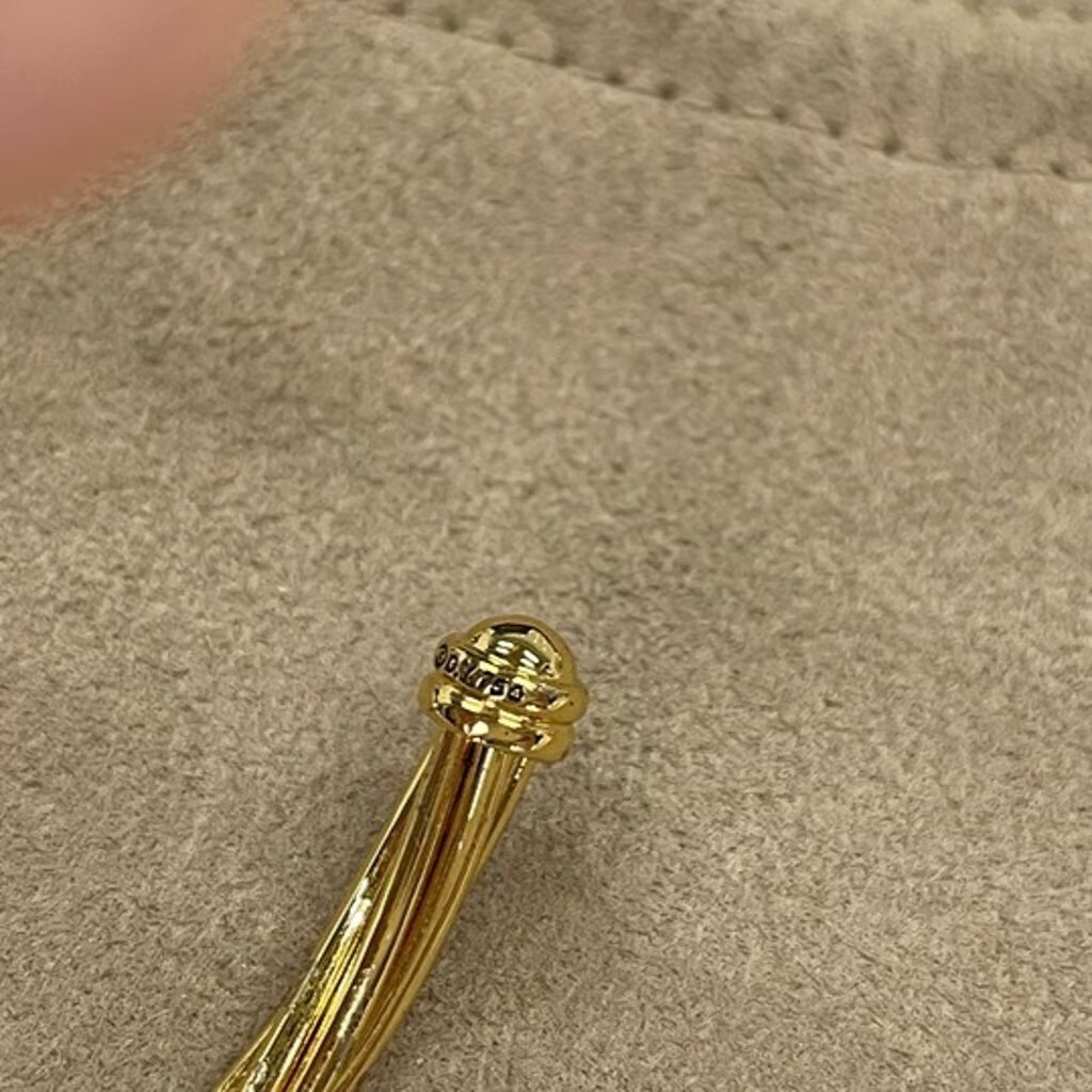 David Yurman 4mm Cable Classic Bracelet with 18K Gold /Diamond