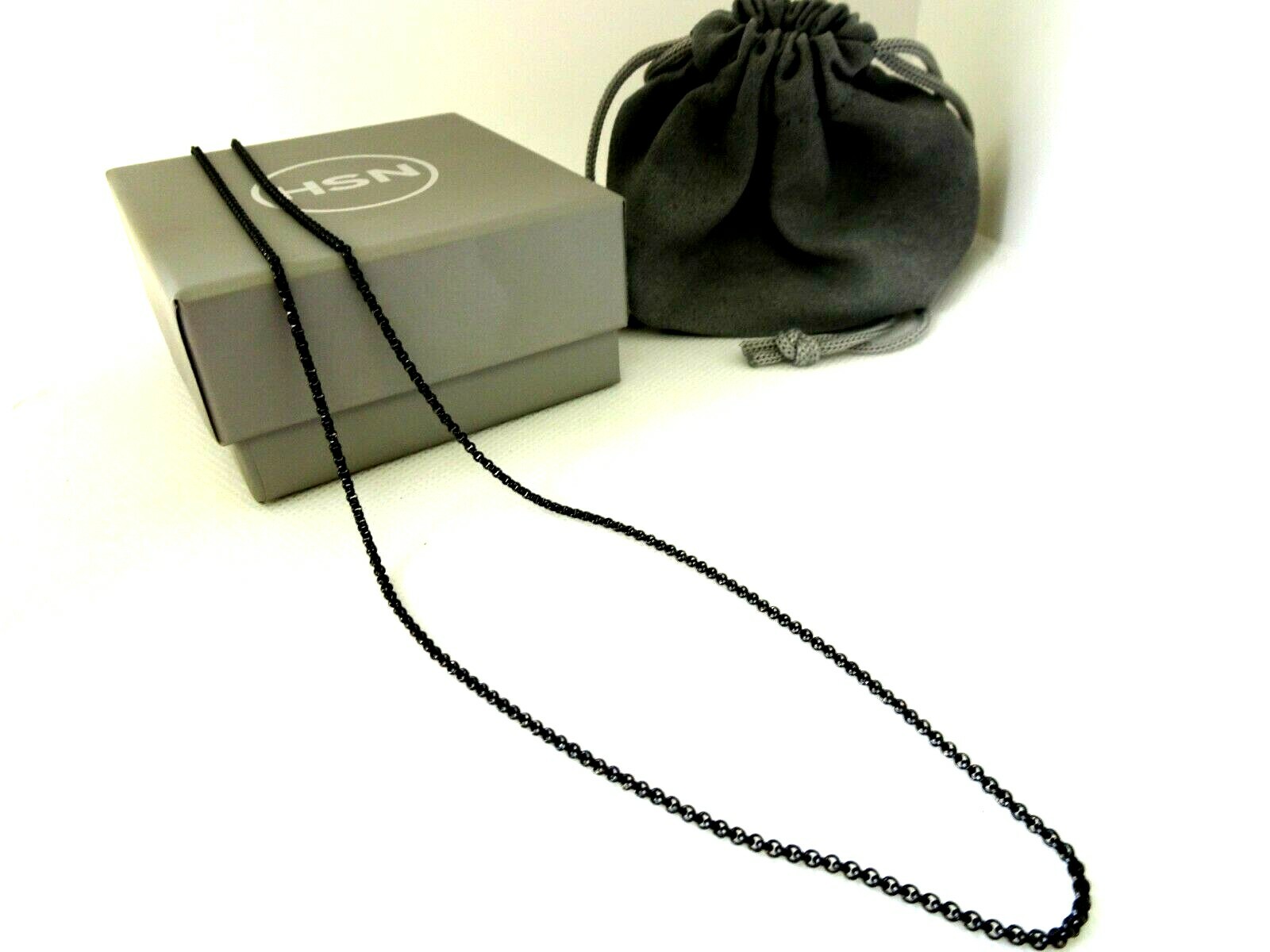 Michael Anthony Sold on HSN Black Plated Stainless steel 24 Inch Long 1.5 MM