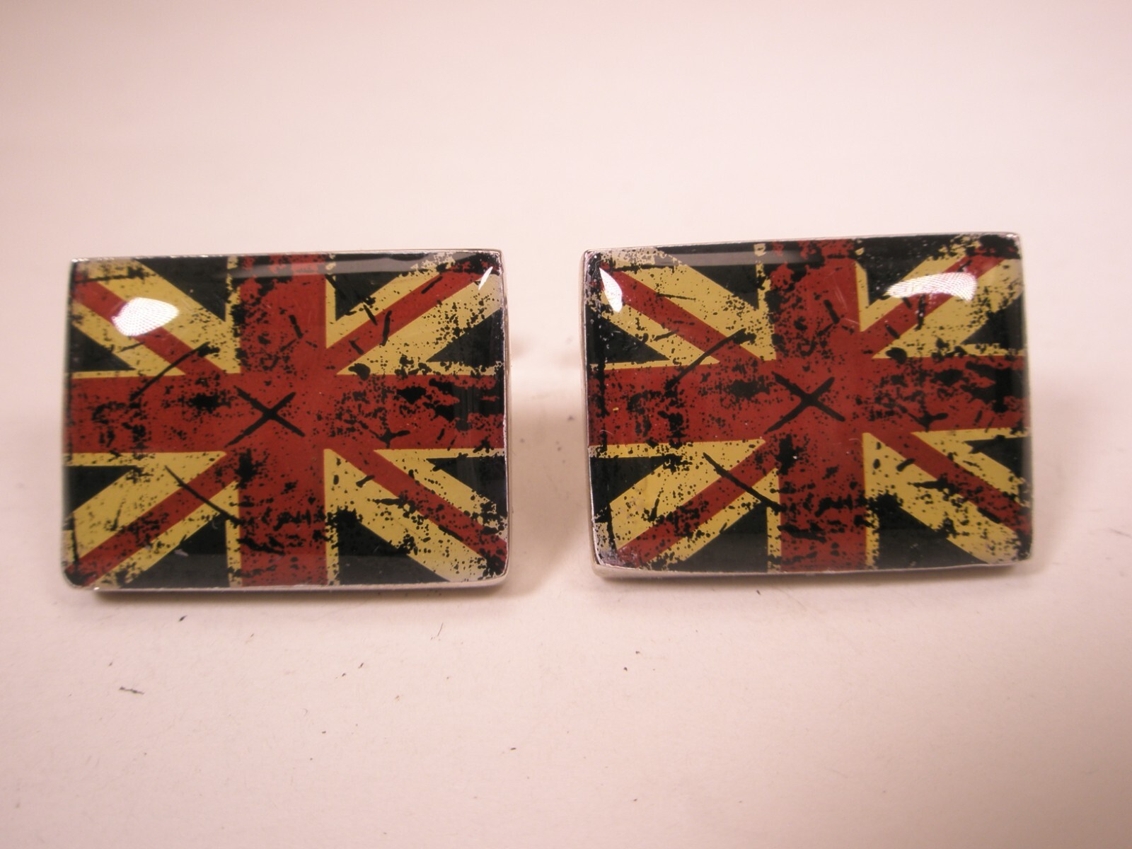 Flag of United Kingdom Distressed Union Jack Vintage BEN SHERMAN Cuff Links