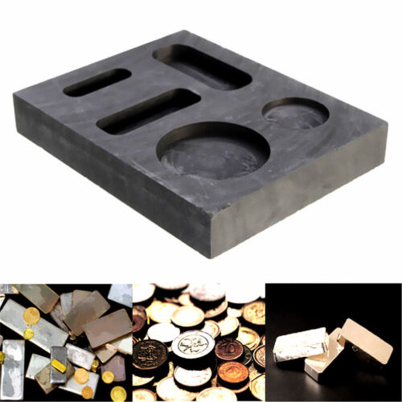 Gold Silver Graphite Ingot Mold Crucible For Melting Casting Refining