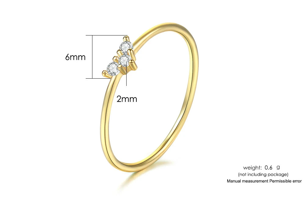 Knuckle Ring Heart Thin Tension Mount Geometric Adjustable Wedding Women Jewelry