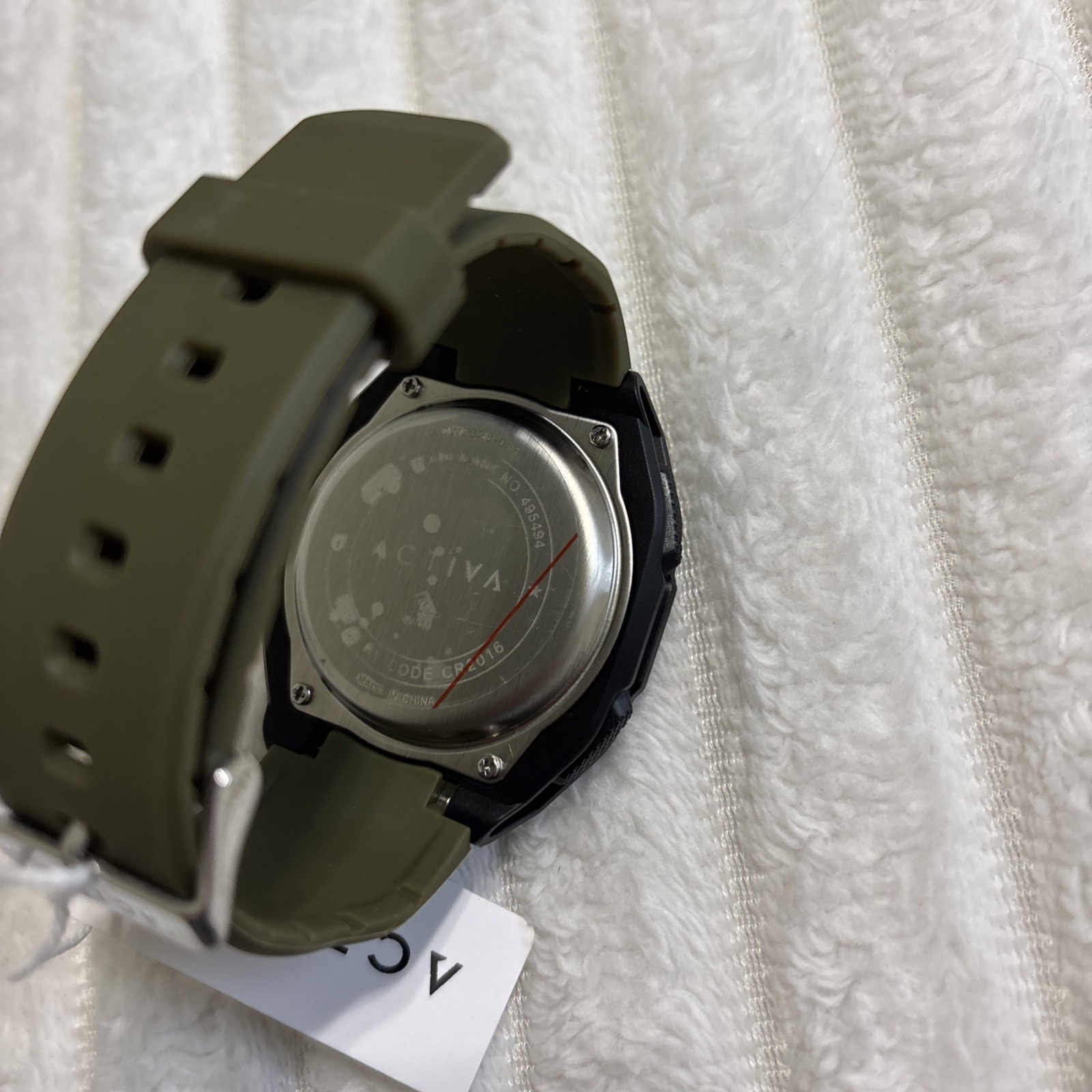 Activa X Invicta Men’s Digital Watch – 44.8mm – Army Green (ACW2328-001)