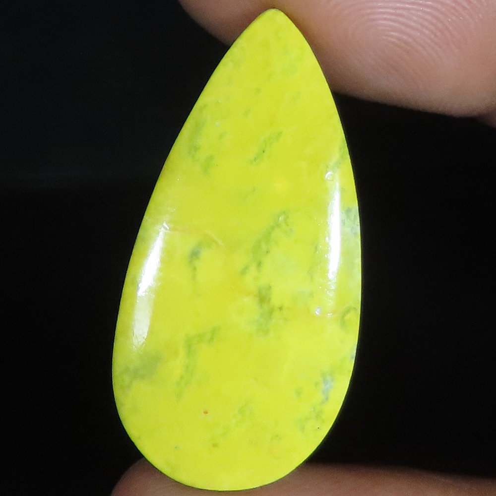 14.70 Cts 100% Natural Bumble Bee jasper Pear Cabochon Gemstone 15x31x3 mm LP280