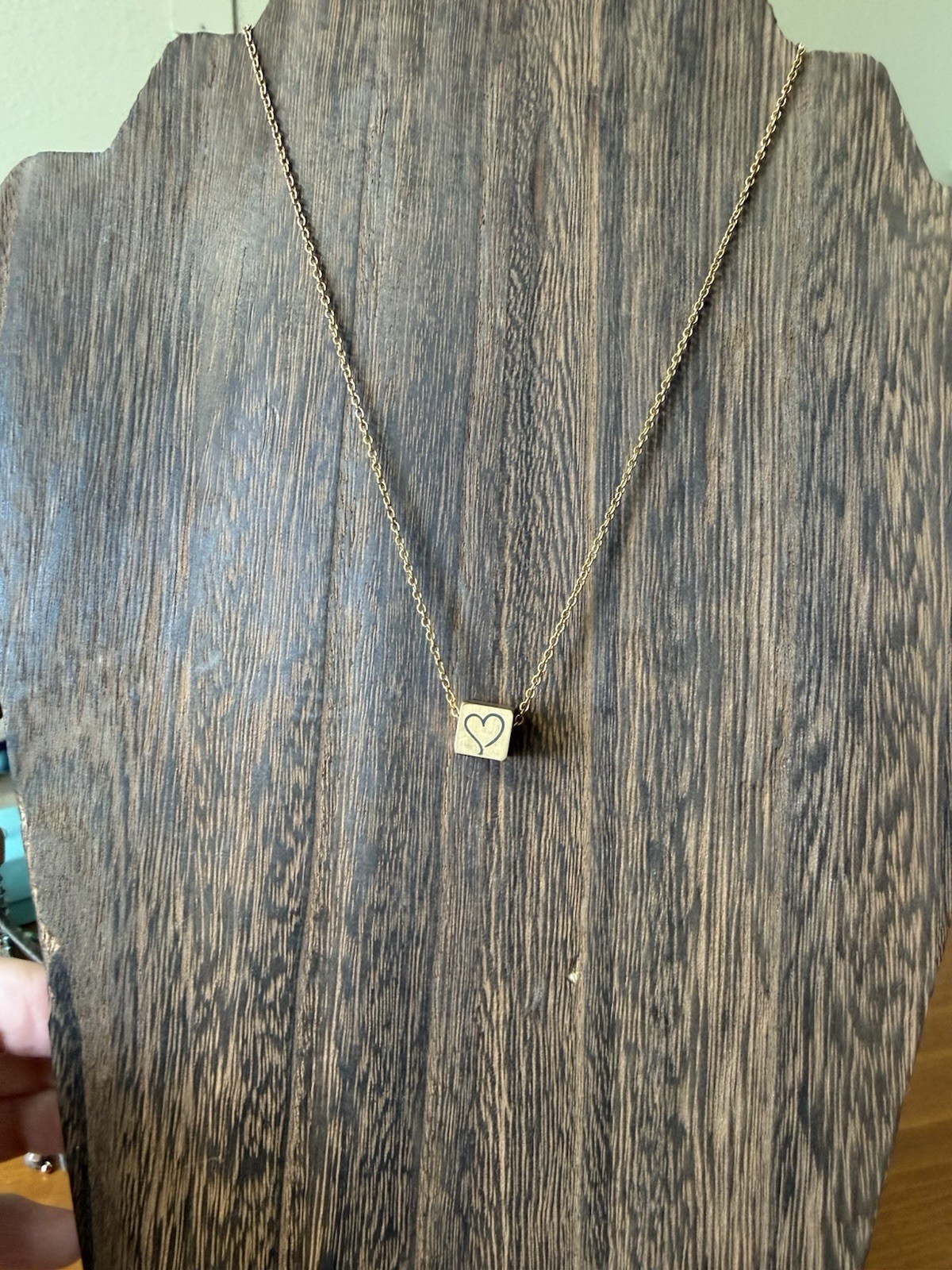 Pendant Necklace With Cross, Heart, Mama Bear, And Treble Clef Engravings