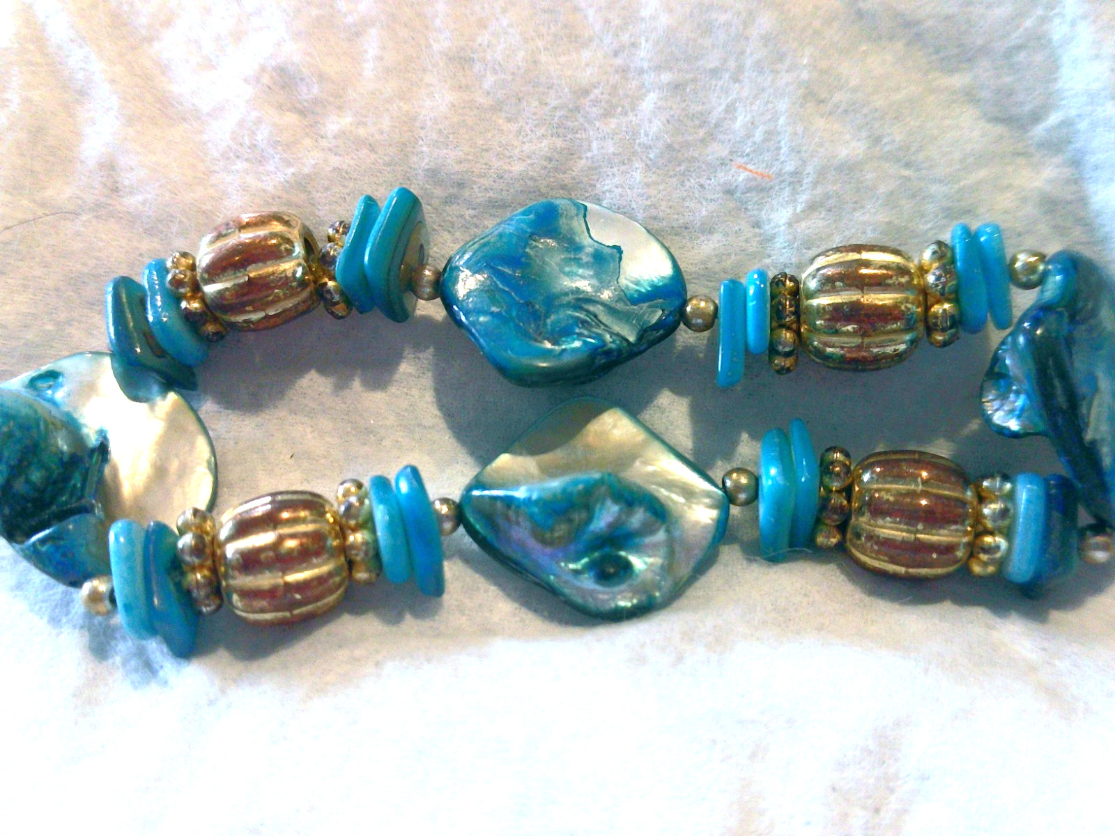 A Lot of 3 Beautiful Stretch Bracelets ( please read )