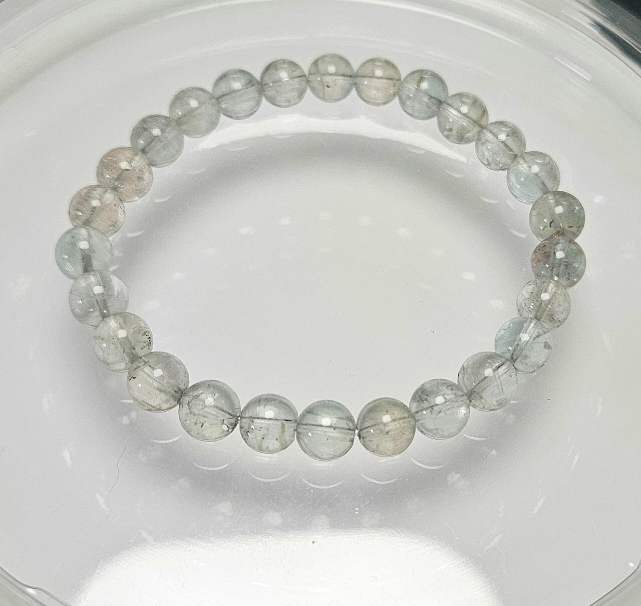 All Natural Beryl Gemstone Bracelet – Rare Find!