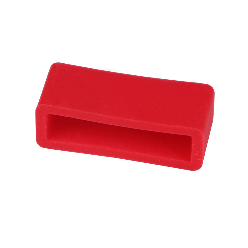 2 Pack Silicone Watch Strap Band Loop Hoop Retainer Buckle Holder Ring Keeper