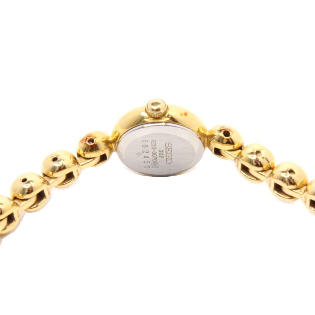 SEIKO Watch Gold 1E20 0070 682450 Ladies