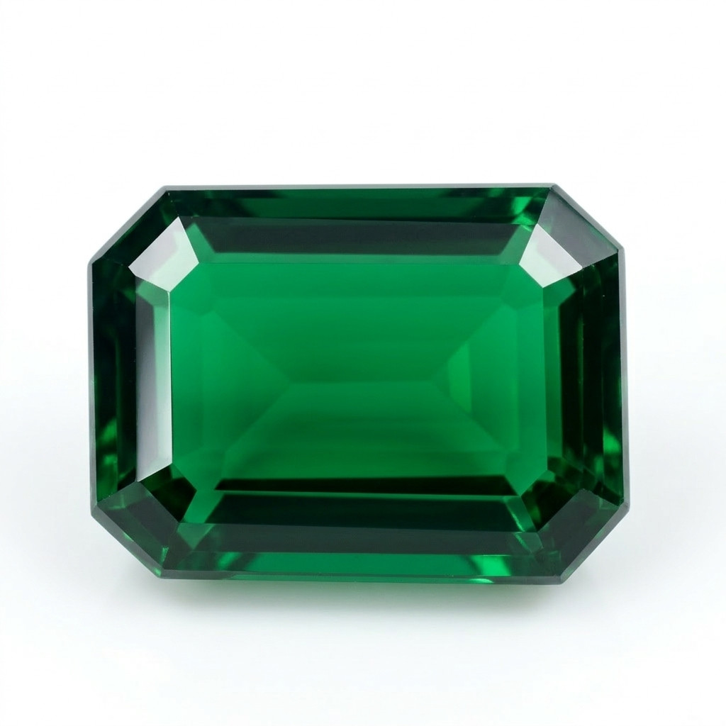 Natural Green Emerald Cut 65.23 Ct Pendant Size Loose Gemstone Certified