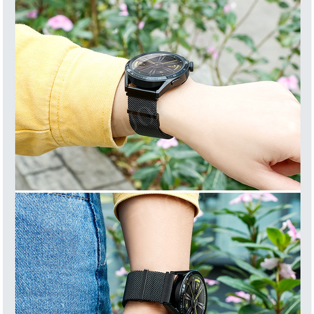 Magnetic Metal Band Strap for Garmin Vivoactive 4S/3S/2S Venu 2S/3S/4S Bracelet