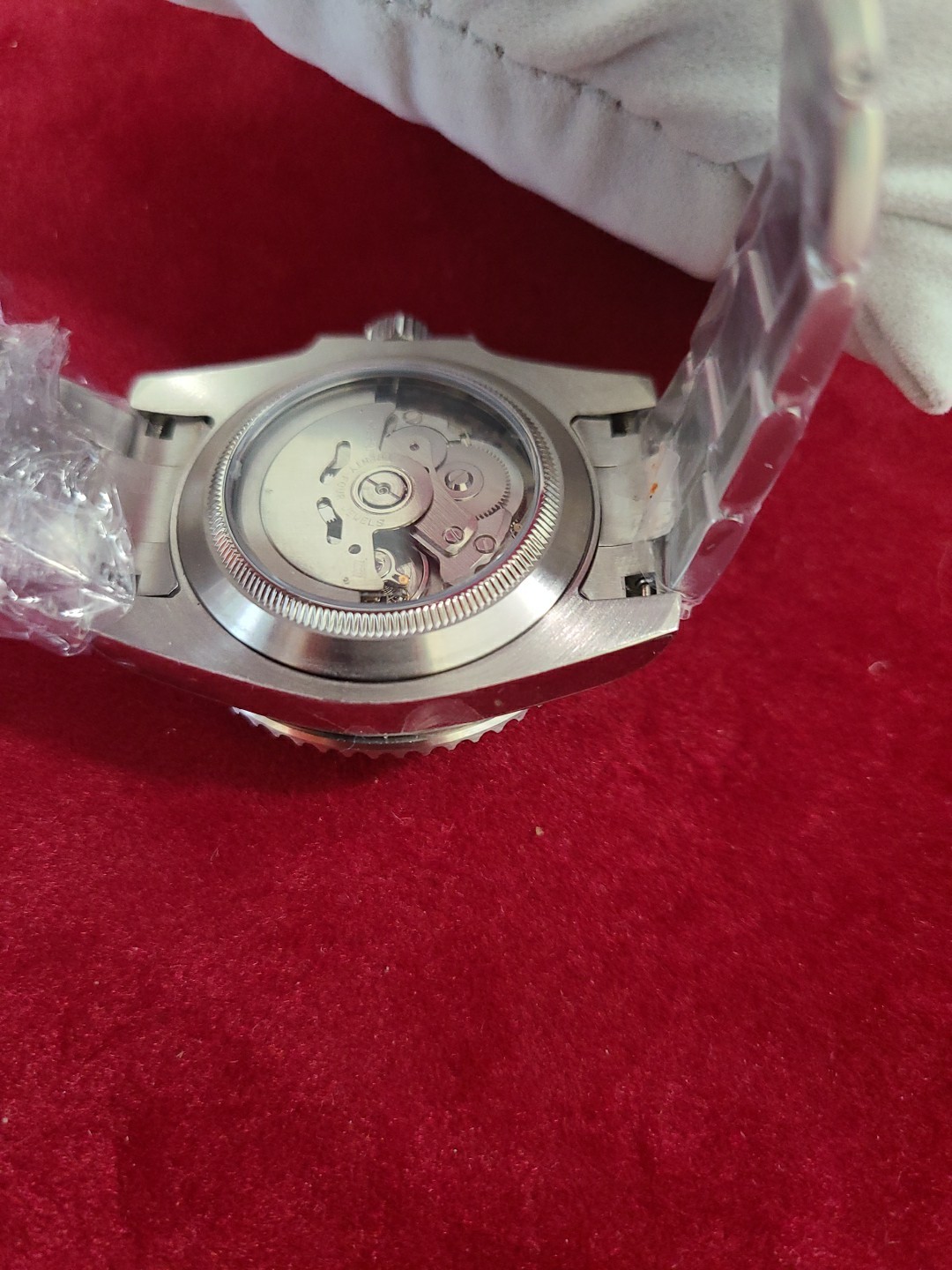 Custom Made Black GMT Diver Style Mod Watch w/ NH34 Movement 41mm