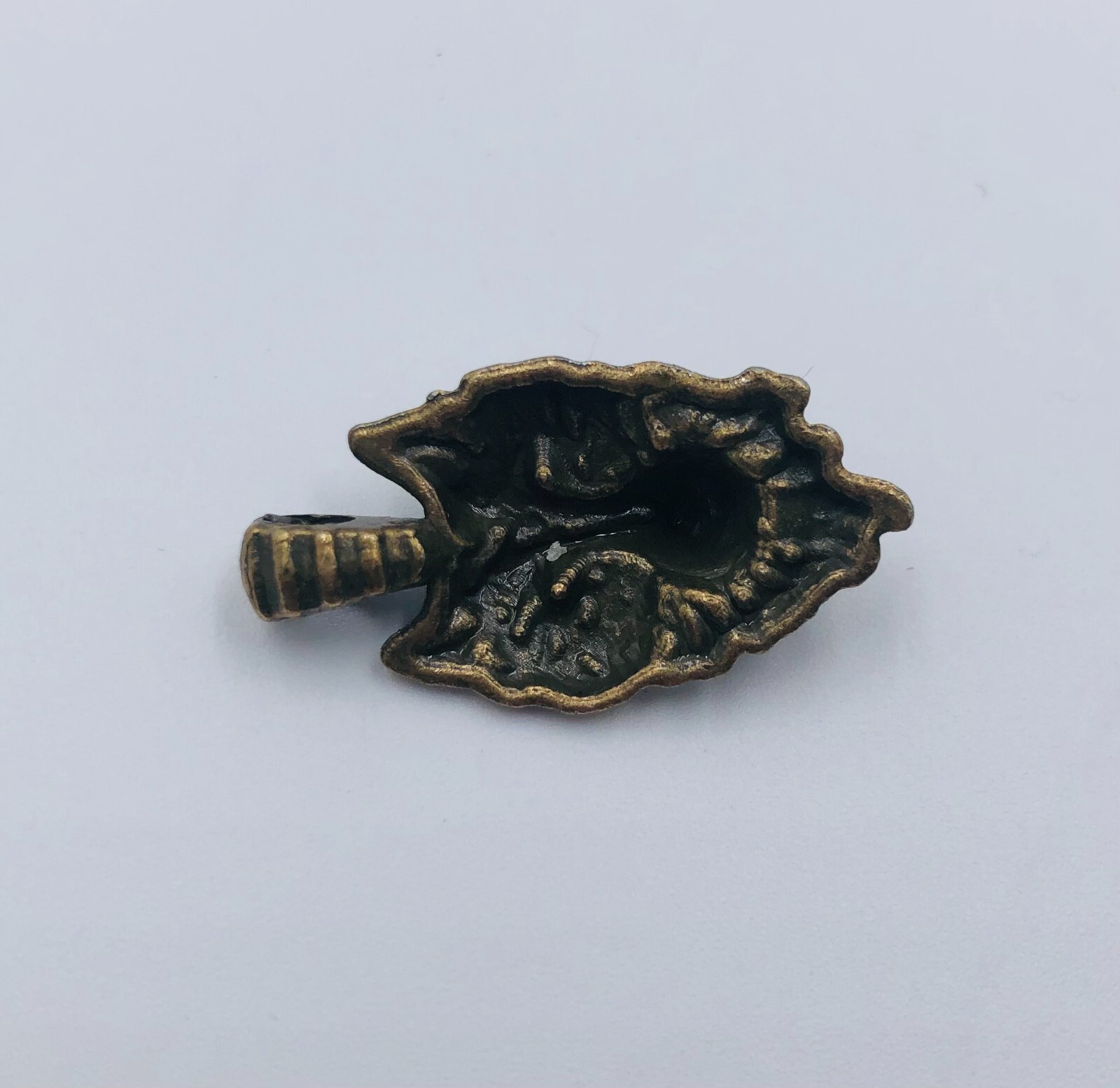 2 Wolf Head Charms Crafting Craft Metal Pendant Animal Bronze Tone 1.8″ Inch