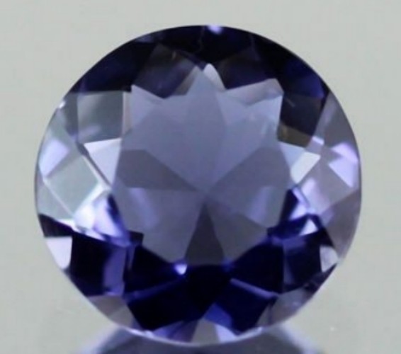 IOLITE 8 MM ROUND CUT ALL NATURAL NO TREATMENTS