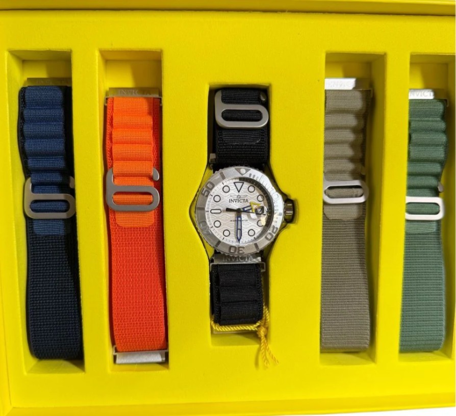 New Invicta Watch 5 In 1 Interchangeable Ocean Predator Special Edition 49798