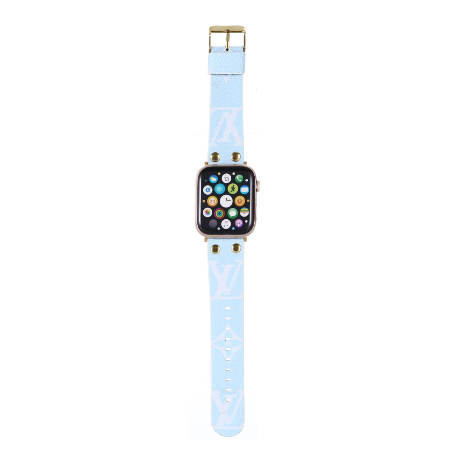 For Apple Watch Series 9/8/7/6/5/4 45mm 41mm 44mm 40mm SE Luxury Leather Strap
