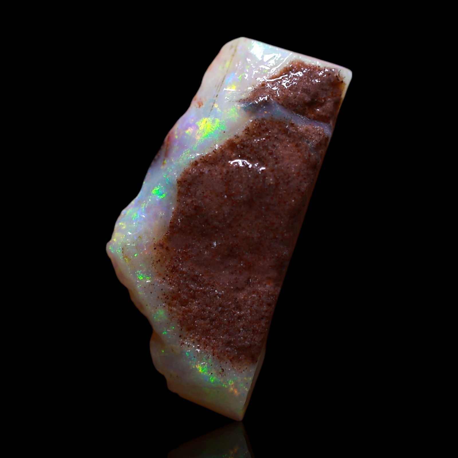 2.50 Cts Natural Fire Opal Artisan Rough Gemstone Bracelet Supply 15x7x3 mm