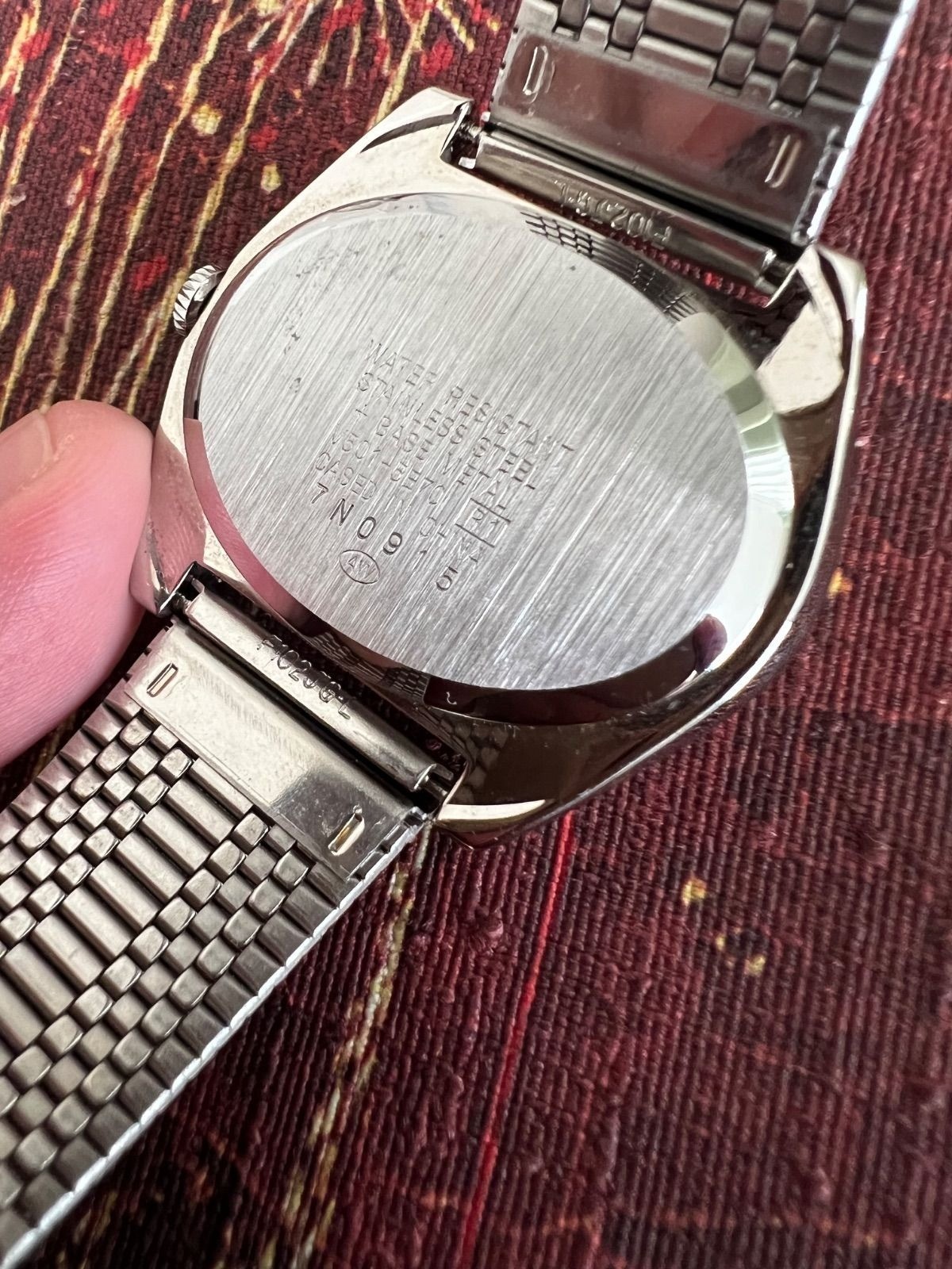 SEIKO ALBA Mickey Minnie 70th Anniversary Watch 1998 Disney Vintage Japan
