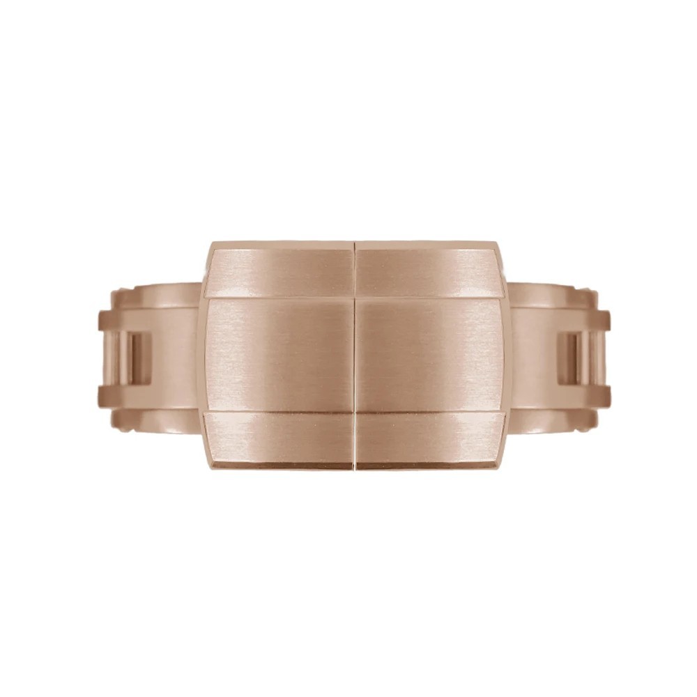 16mm 18mm Stainless Steel Deployment Clasp Brushed Polished Two Tone Buckle