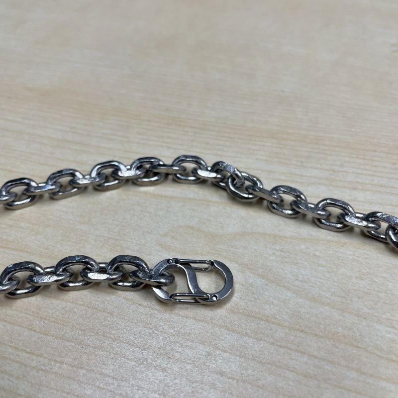 7mm TA1 Pure Titanium Necklace Ice Crystal Titanium Angle Chain Anti Allergic