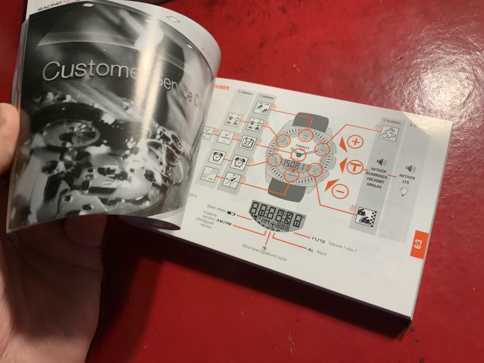 Tissot Tactile Functions Owners Manual User’s manual only One