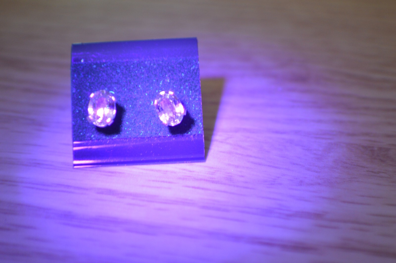 1.83ct Color Change Diaspore Solitaire Earrings ~ Fine Sterling Silver 7x5mm
