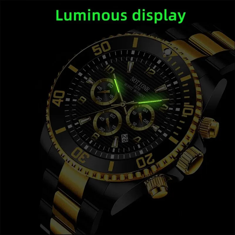 Men’s Sports Quartz Wristwatch – Luminous Business Timepiece