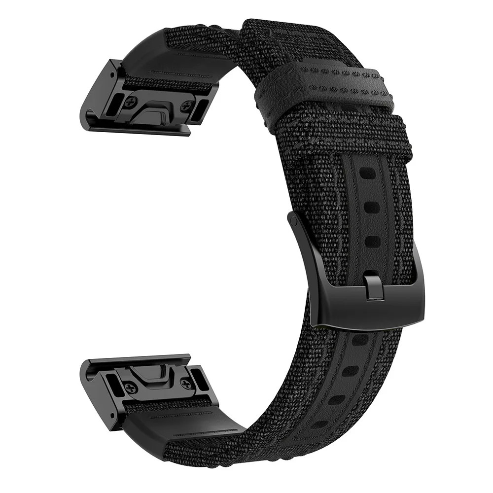 22mm Quick Release Nylon Strap for Garmin Fenix 8Pro 47mm E 8 7 6 Pro 5Plus Band