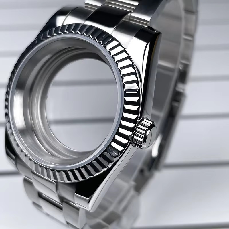 36Mm/39Mm NH35 Case Fluted DJ Bezel Sapphire Glass 316L Soild Stainless Steel Se