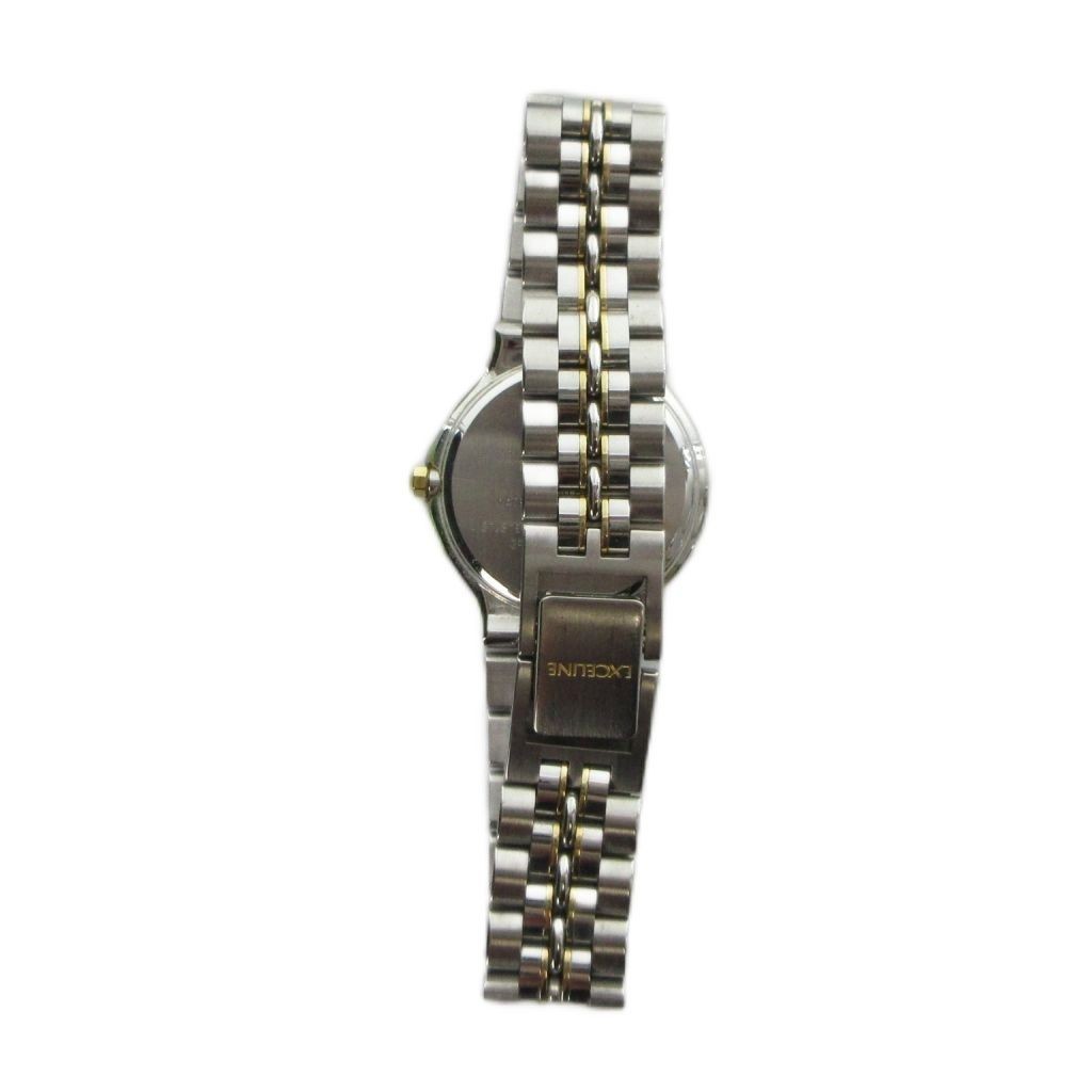 SEIKO 3F31 0030 EXCELINE Quartz Shell Dial Silver
