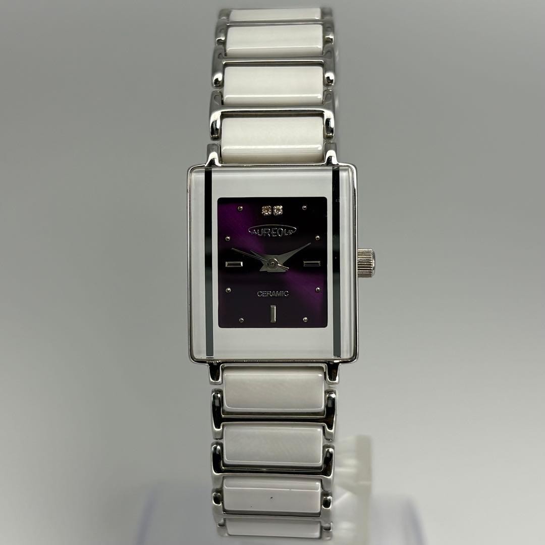 AUREOLE Breath Type Quartz Watch Ceramic