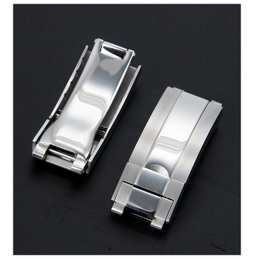 High Quality Stainless Steel Clasp Metal Watch Buckle metal Folding Clasp 9x9mm