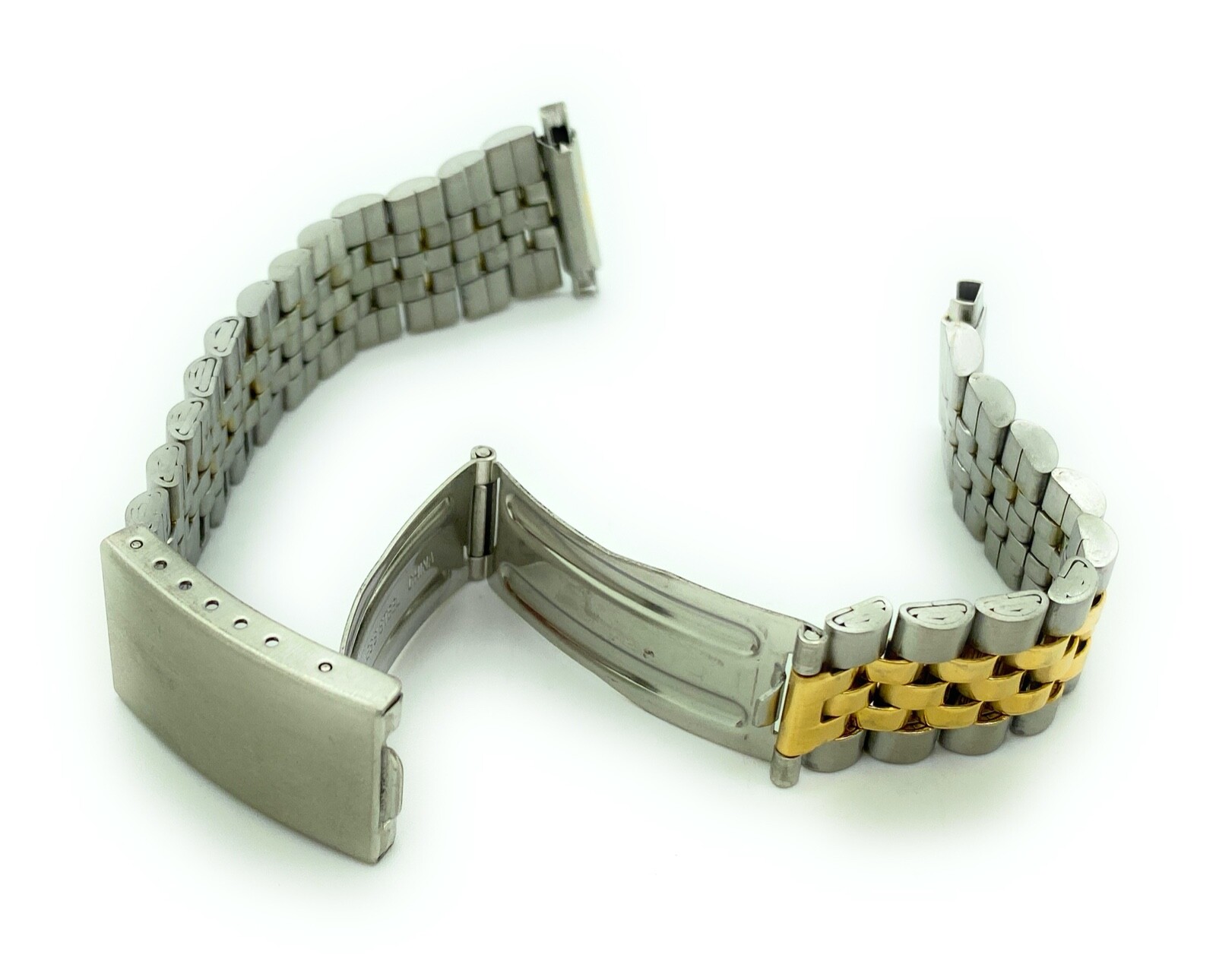 10 PIECES WHOLESALE LOT 16mm up to 22mm Speidel Gold Silver Stainless Watch Band