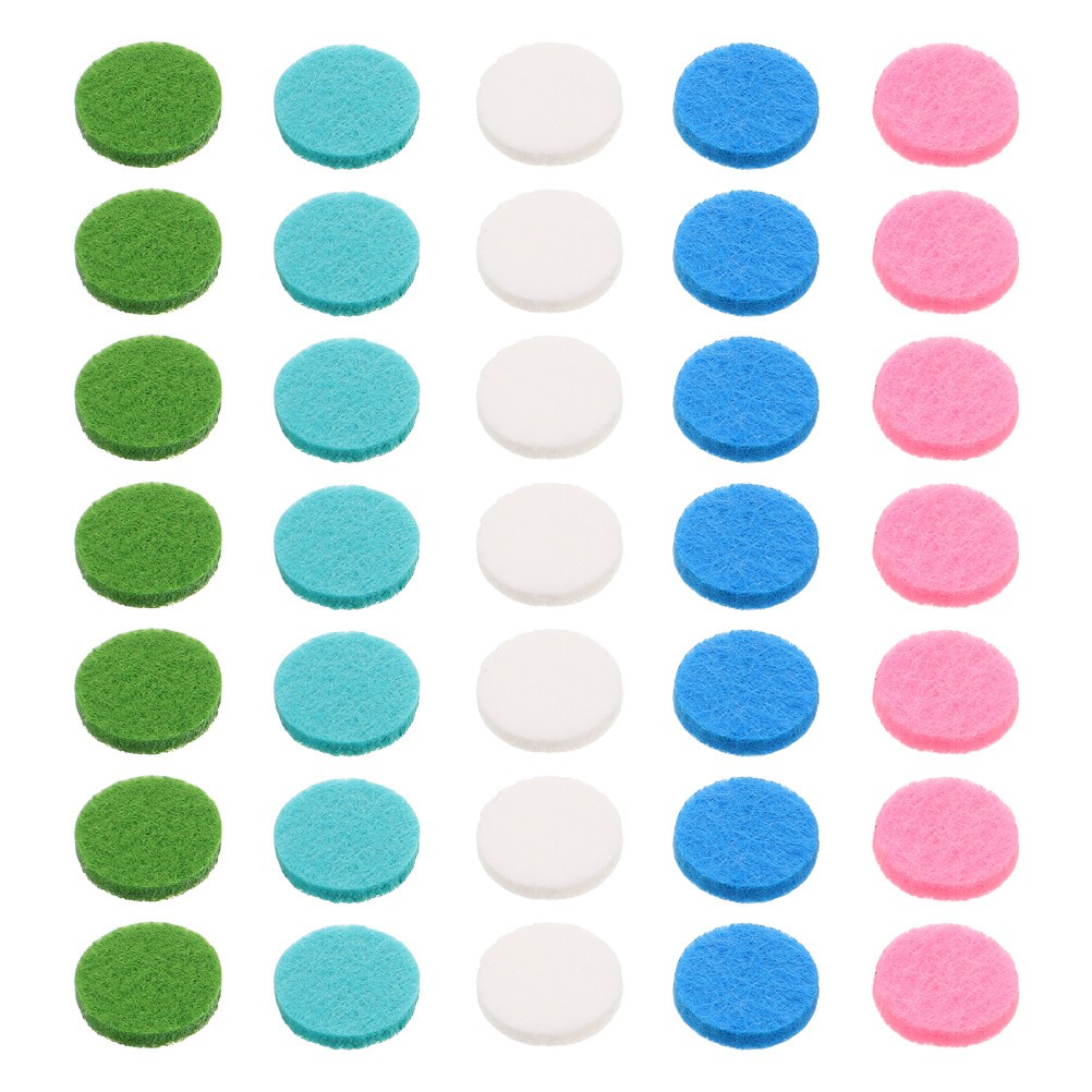 100Pcs Essential Oil Diffuser Pads Compatible with Pendant Necklaces