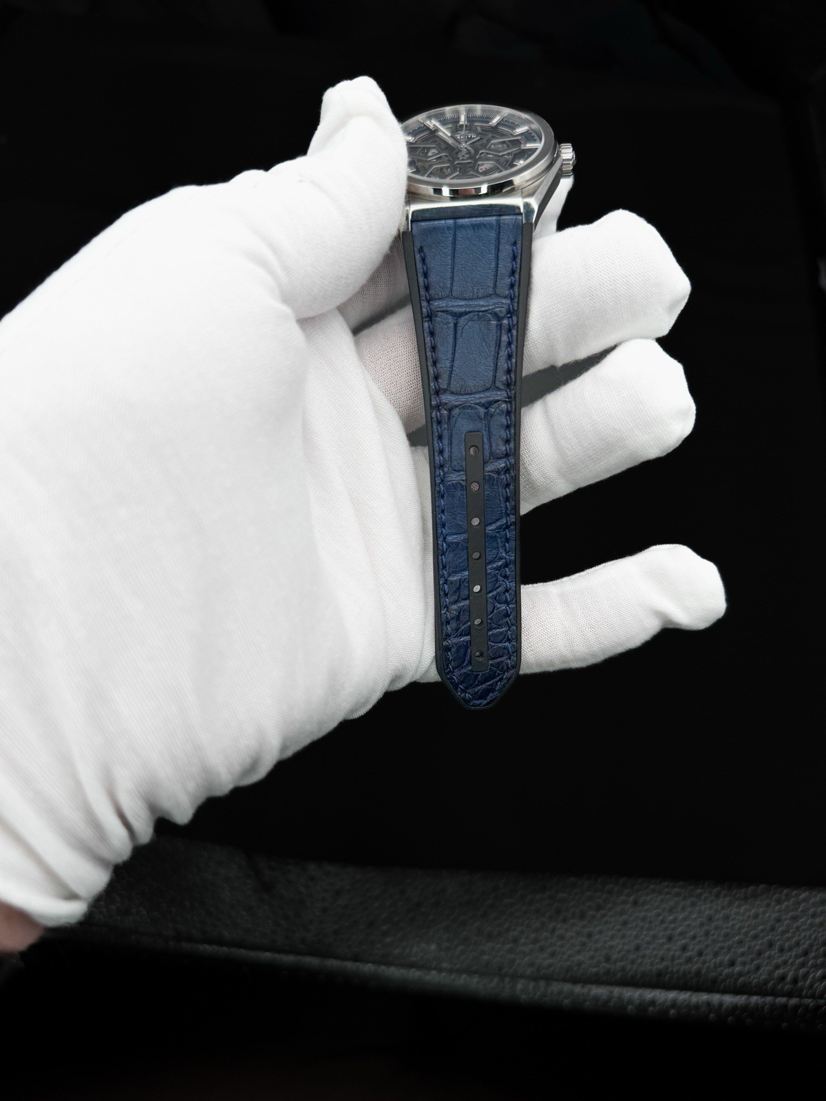 Zenith Defy Titanium Skeleton Blue, Boxes, Hang tag, Cloth, Booklet,
