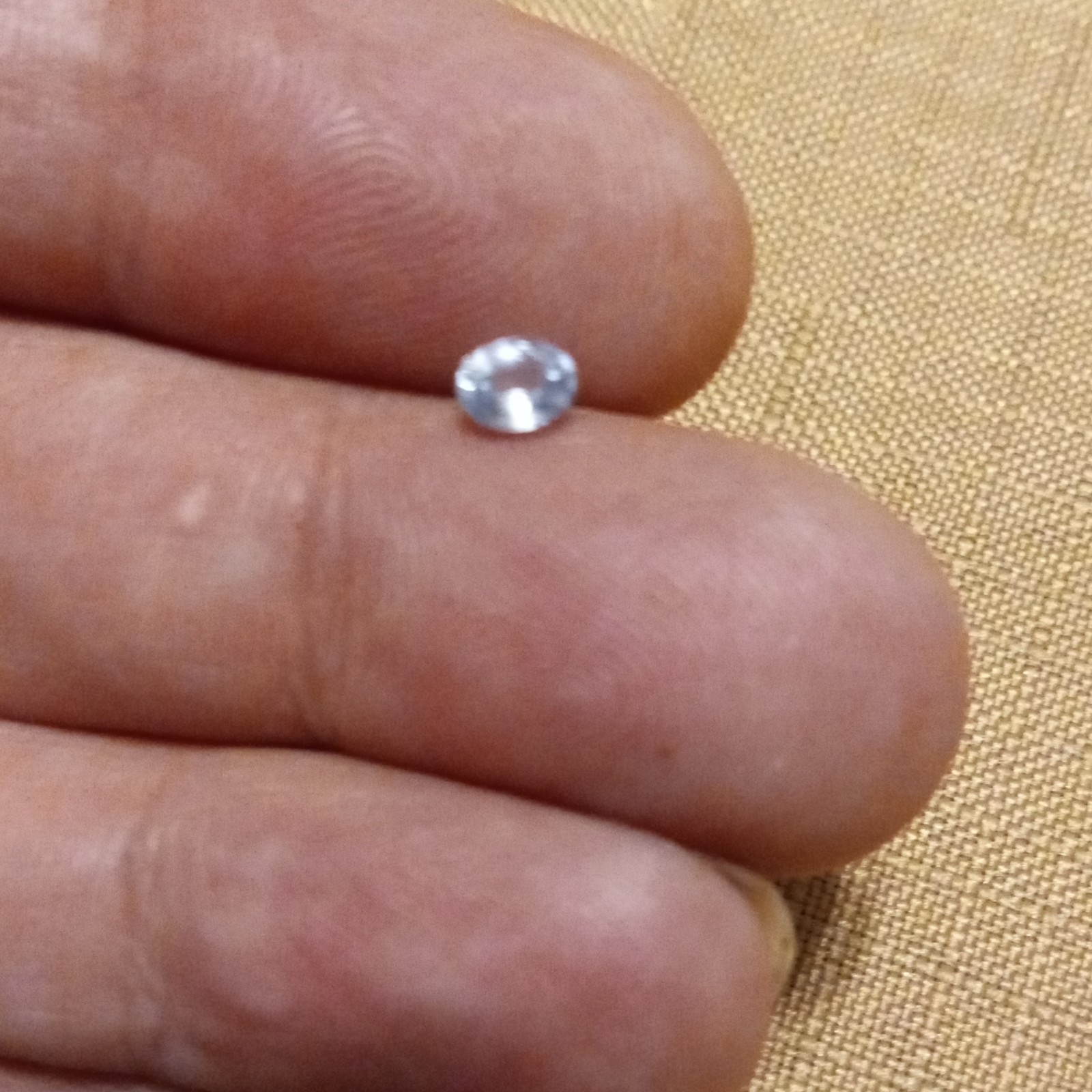 .34 ct natural VS light blue Ceylon Sapphire oval shaped heated