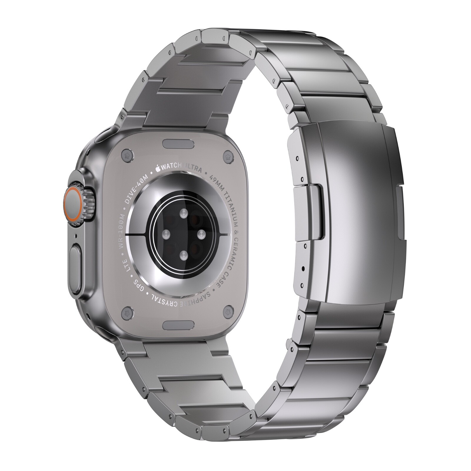 Titanium Band for Apple Watch Ultra 2 & Ultra 1 – 49mm Titanium Metal Bracelet