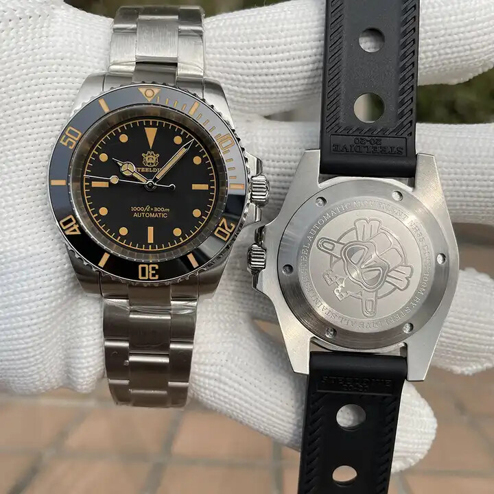 STEELDIVE SD1954V Sub NH35A Diver 300M Automatic Watch 40.5mm 316L C3