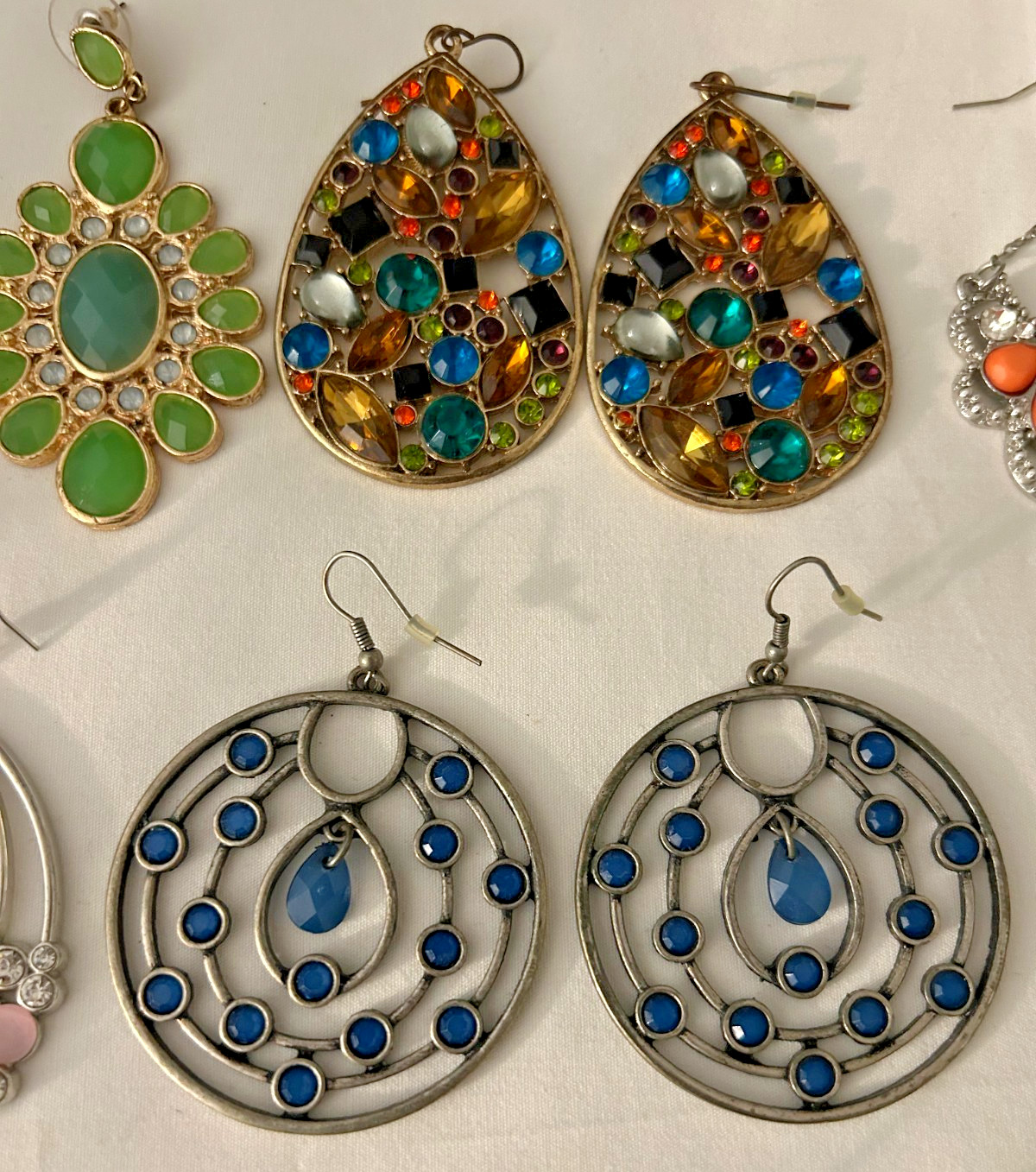 paparazzi Collection Various bohemian Style Dangle drop Multi-color 10 Earrings