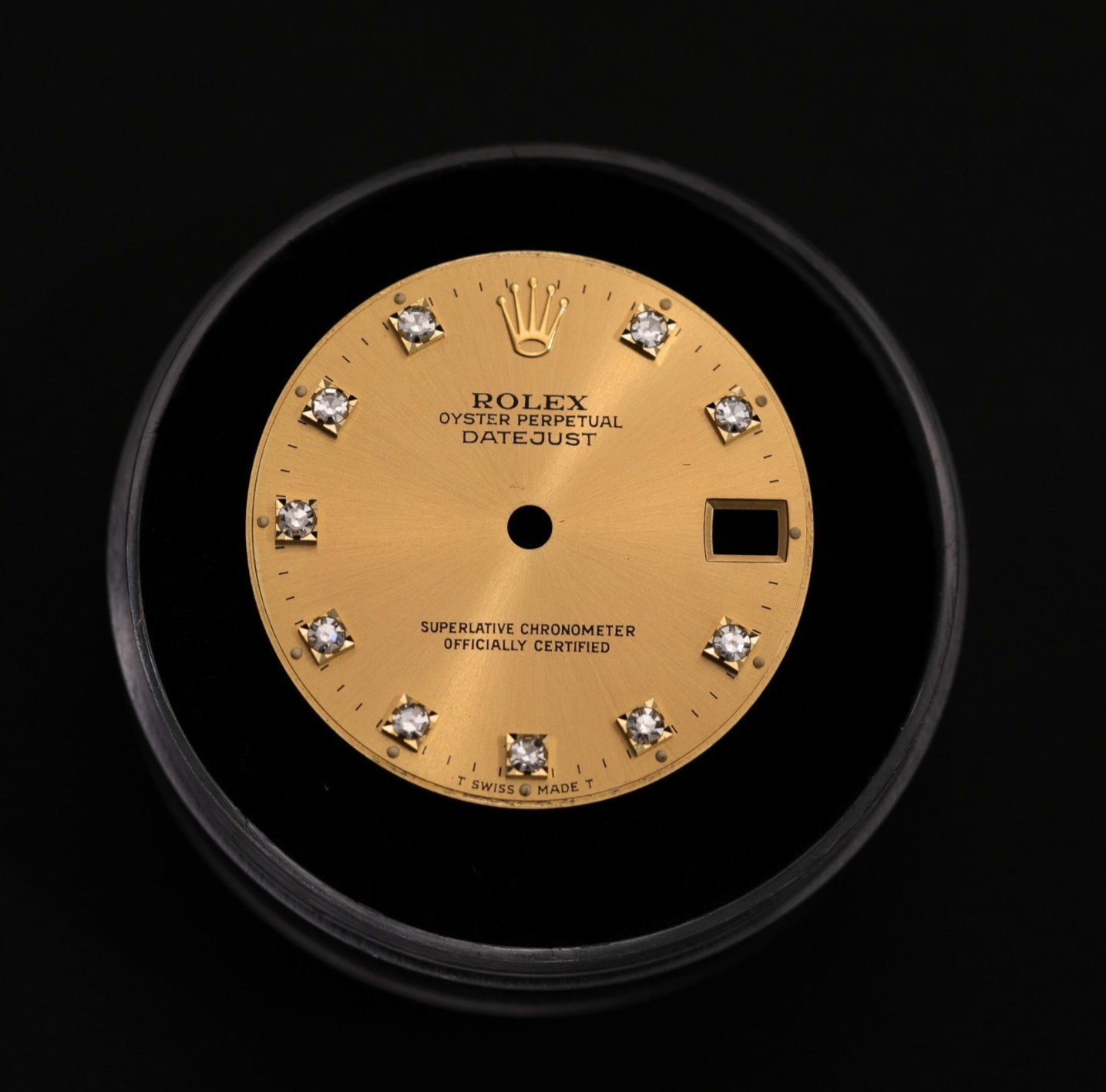 Rolex 31mm Custom Champagne Diamond Dial for Datejust/Presidential Non Quickset