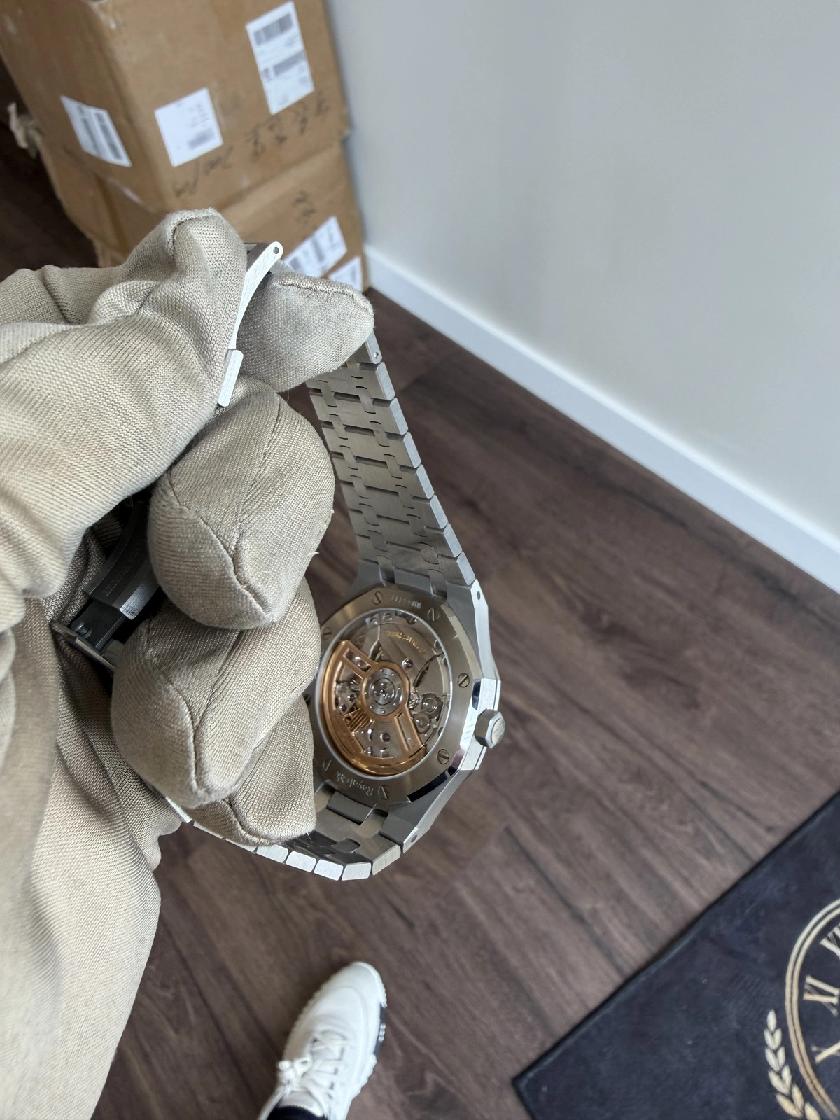 Audemars Piguet Royal Oak Selfwinding “50th Anniversary” Green Dial on Bracelet