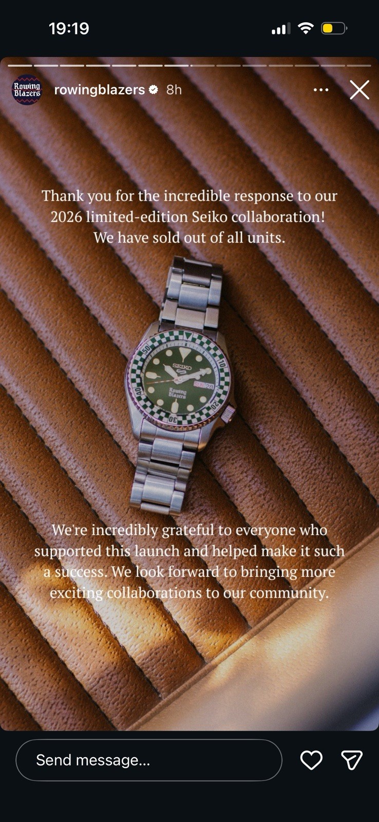 Seiko Rally Diver Limited Edition Green Dial 38mm Automatic Day/Date Watch