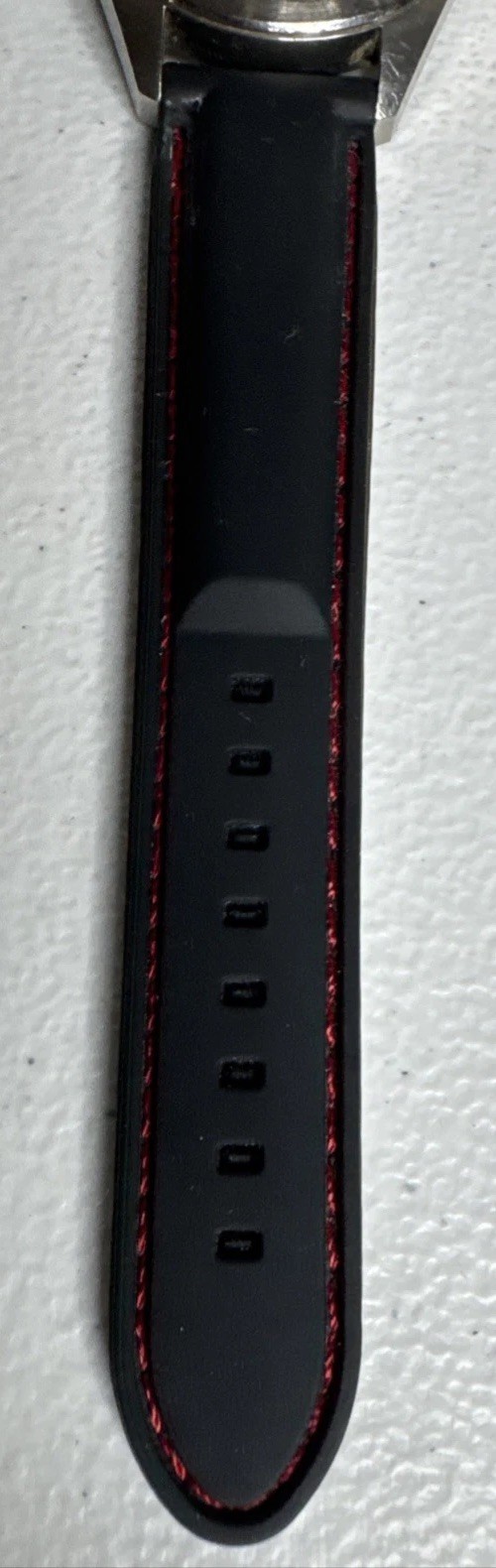 Men’s VICTORINOX Swiss Army Stainless Rubber Band Strap Watch GLOW Dark 241083
