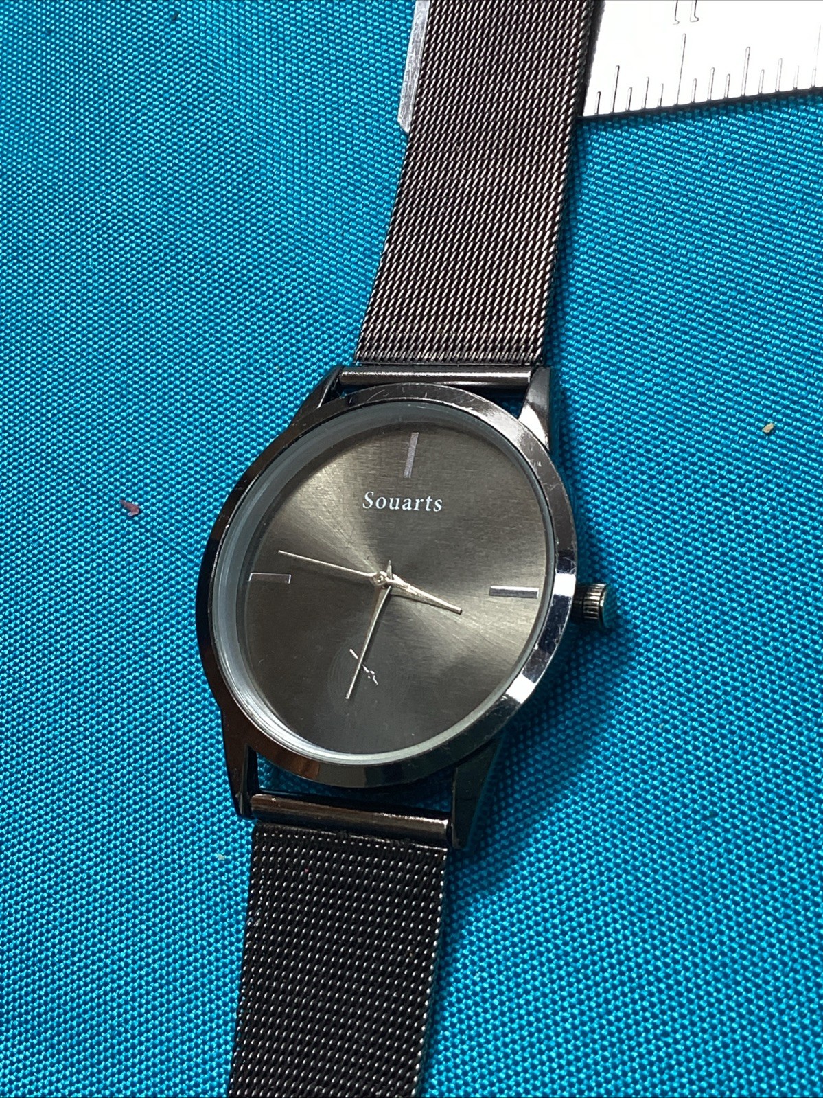 Souarts Womens Metallic Quartz Watch New Battery