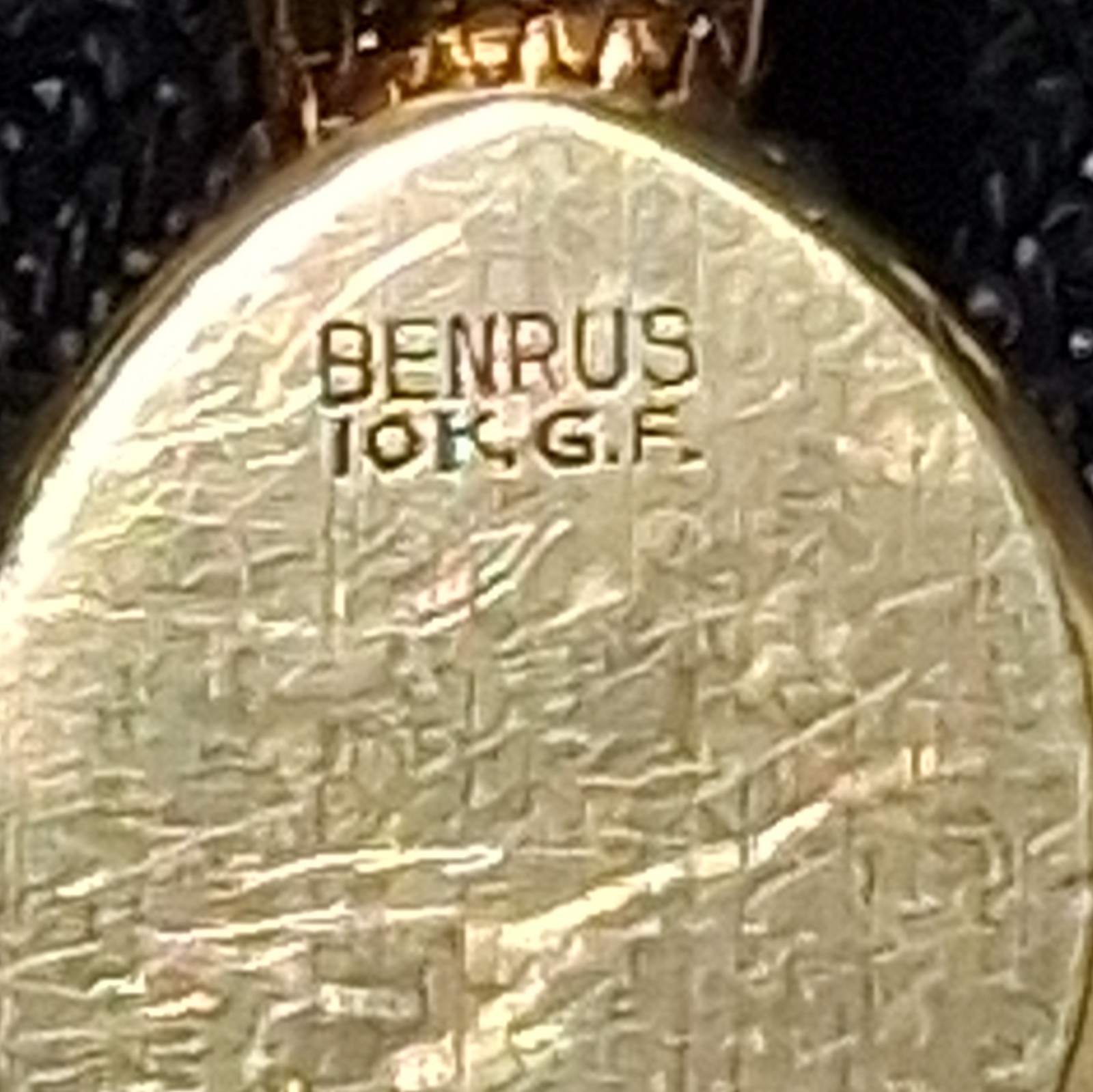 Benrus Women’s Oval Gold Plated Dress Watch Manual Mechanical White Dial