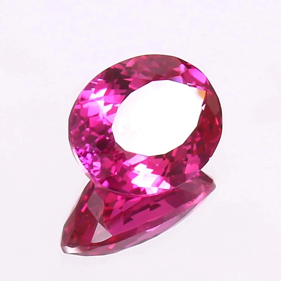 AAA 9.54 CT Natural Ceylon Pink Sapphire Oval Cut Certified Loose Gemstone