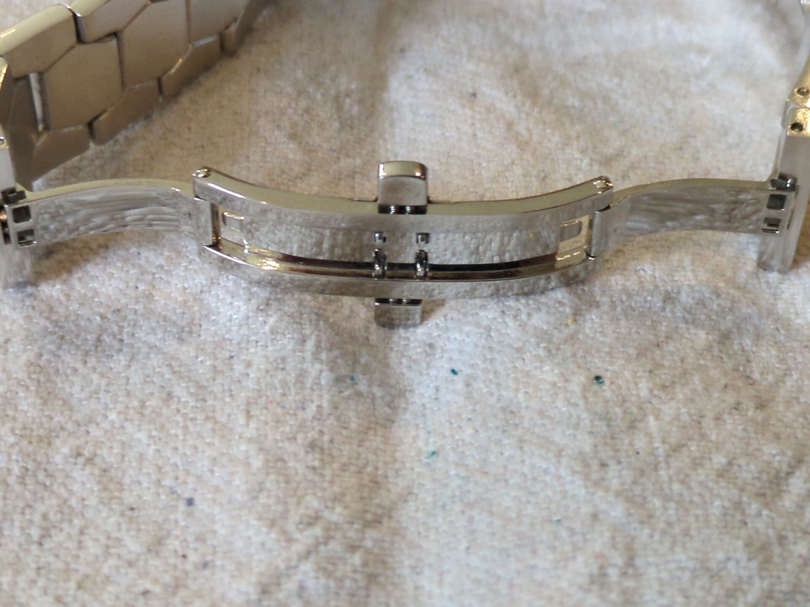 Silver Croton Vintage Rhinestone Stainless Steel Automatic Watch. Brand New!!