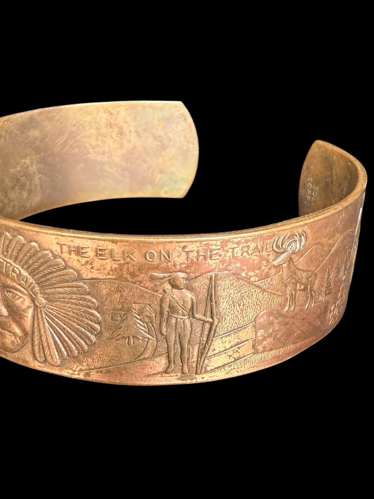 5 Vintage Southwest Copper Cuffs