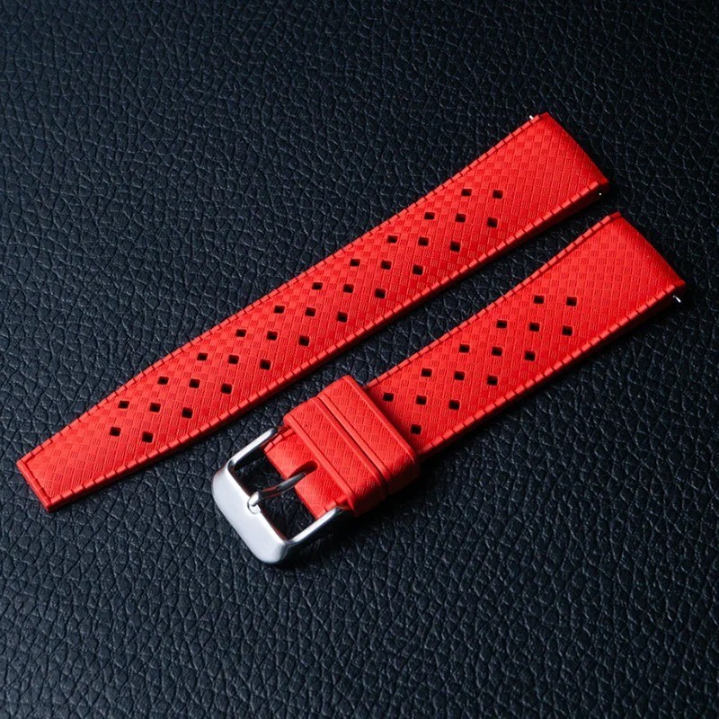 Tropical Silicone Watch Strap Band Quick Release Watch Band 18mm 20mm 22mm Smart