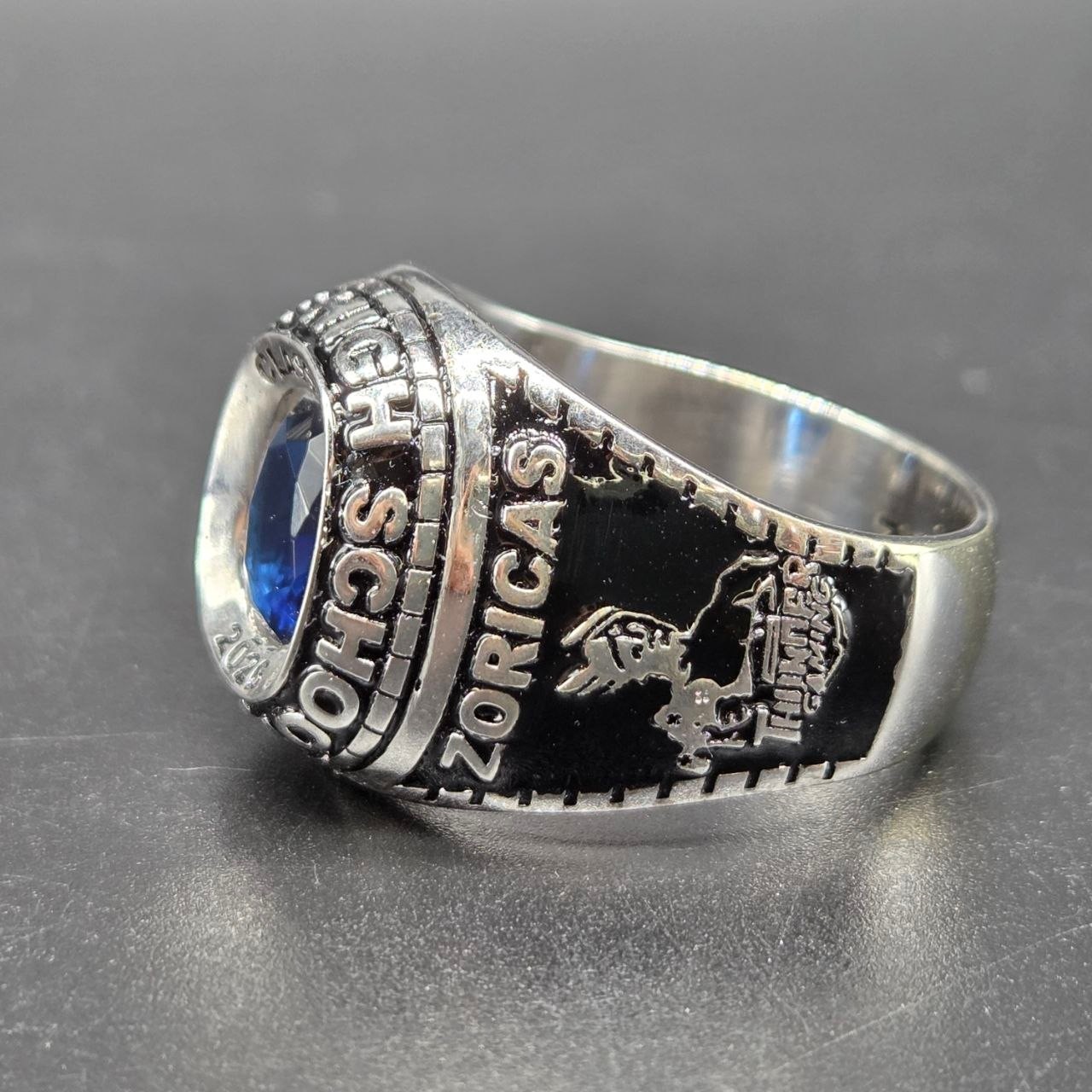 High School Class Ring Custom All Any New Year Keepsake Gift Ring In 925 Silver