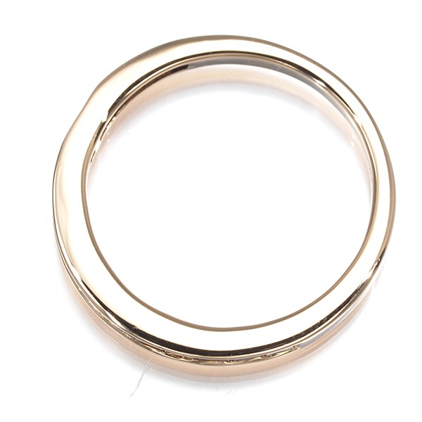 Brown Diamond 0.14ct Half Eternity Ring 18K 750 Rose Gold
